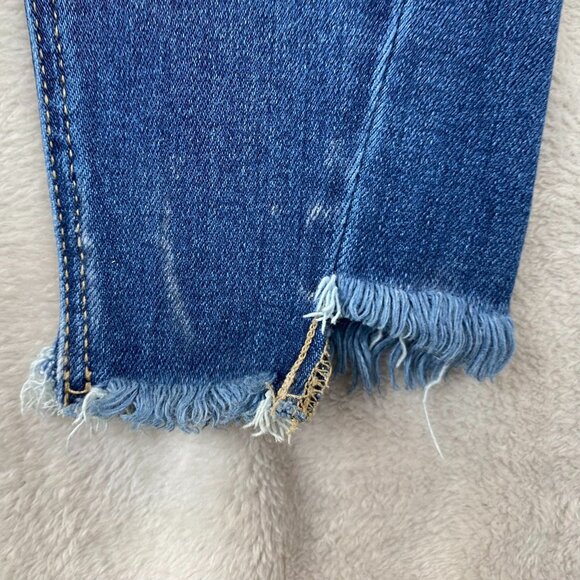 KanCan Womens Skinny Mid-Rise Jeans Size 25 Frayed Hem 211014 - Picture 10 of 16